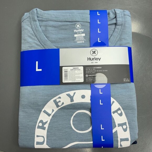 NEW Hurley Men's Size L 2-Pack Graphic Tee Classic Fit 100% Cotton - Picture 3 of 6